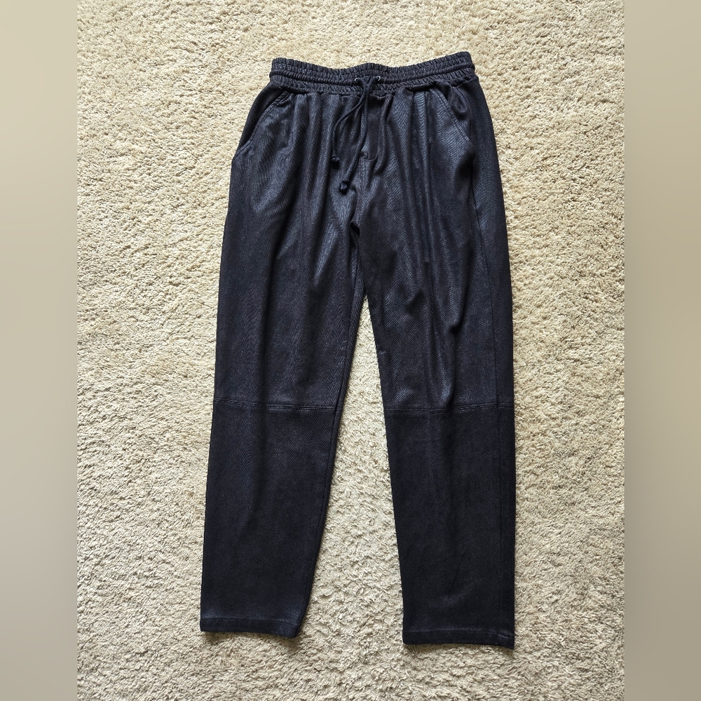 Black Orchid Pull On Pants Tapered Elastic Waist Womens S